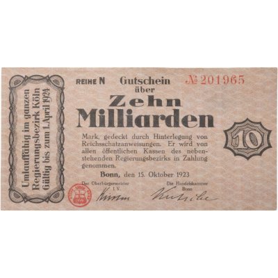 купить Германия, Пассау (Passau) 10 миллиардов 10000000000 марок 1923 год
