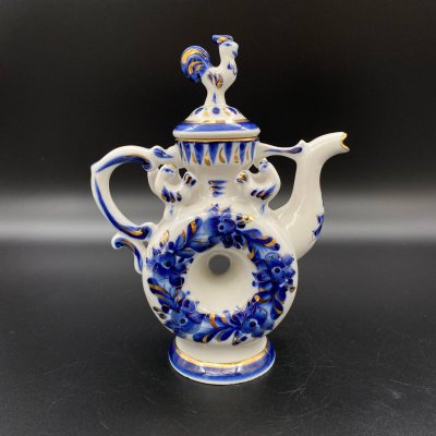 купить Кумган, фарфор, роспись, Гжельский фарфоровый завод, Россия, 1998-2002 гг.