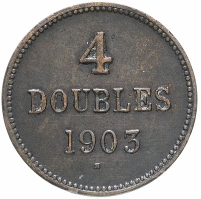 купить Гернси 4 дубля (doubles) 1903