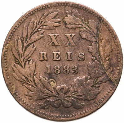 купить Португалия 20 рейс (reis) 1883