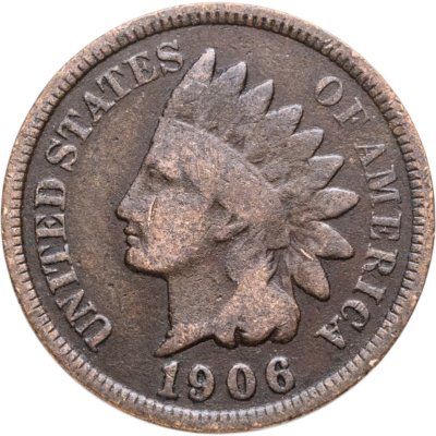 купить США 1 цент (cent) 1906 Indian Head Cent