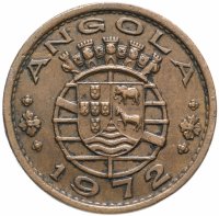 Купить Ангола 1 эскудо (escudo) 1972
