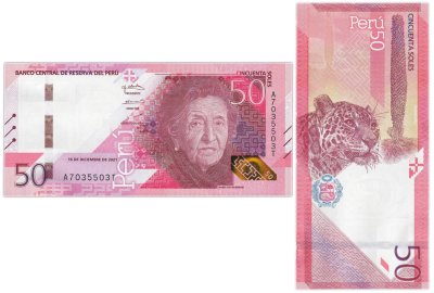 купить Перу 50 соль 2021 (2024) (Р-198b)