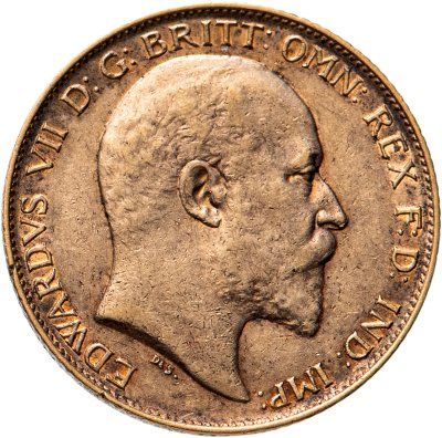 купить Великобритания 1/2 соверена (полсоверена, half sovereign) 1910