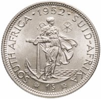 купить ЮАР 1 шиллинг (shilling) 1952