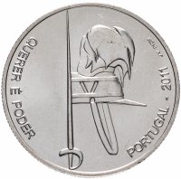 Купить Португалия 2,5 евро (euro) 2011 "100 лет Военному институту армейских курсантов"