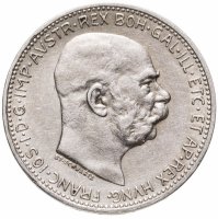 купить Австро-Венгрия 1 крона 1913 год для Австрии
