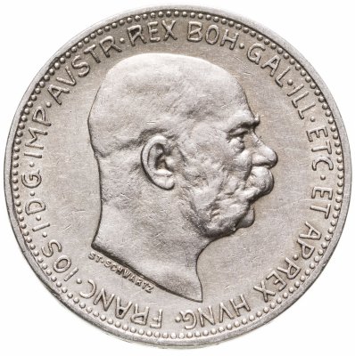 купить Австро-Венгрия 1 крона 1913 год для Австрии