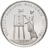 купить Литва 1 лит (litas) 2009 "Вильнюс – культурная столица Европы"