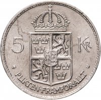 купить Швеция 5 крон 1972