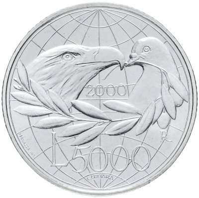 купить Сан-Марино 5000 лир (lire) 2000 Мир