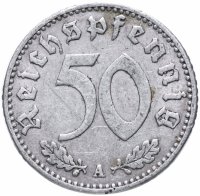 купить Германия (Третий Рейх) 50 рейх пфеннигов 1940 "А"