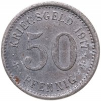 купить Германия (Ахлен, Рейнская провинция) 50 пфеннигов 1917 нотгельд