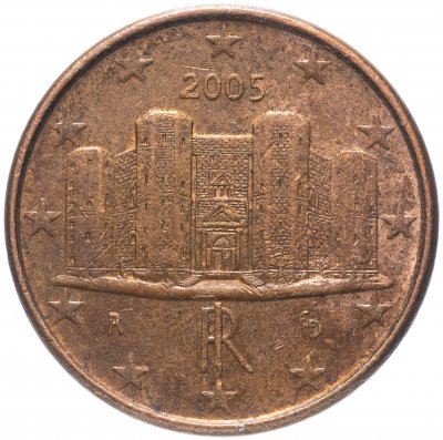купить Италия 1 цент (cent) 2002-2019