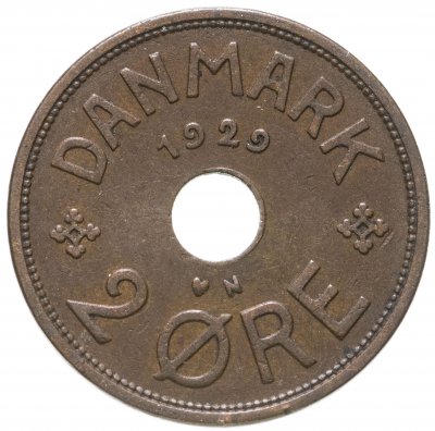 купить Дания 2 эре (ore) 1929