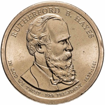 купить США 1 доллар (dollar) 2011 Р Президент США - Ратерфорд Хейз (1877-1881), знак монетного двора: "P" - Филадельфия