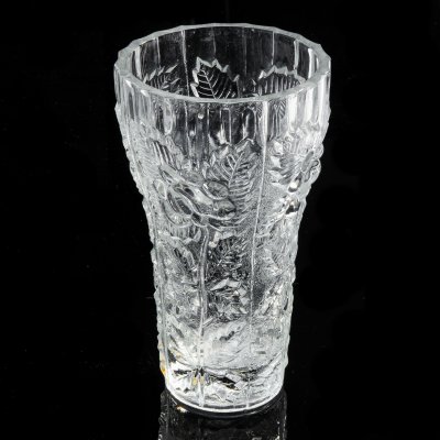 купить Пара ваз с рельефным декором, стекло, СССР, 1970-1990 гг.