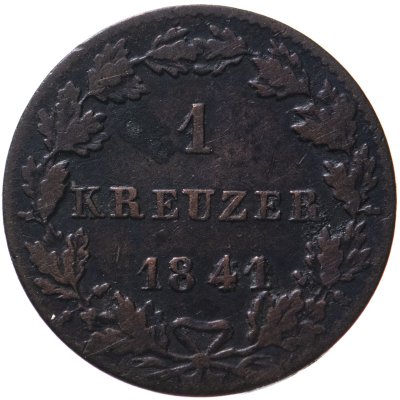 купить Германия, Франкфурт 1 крейцер 1841