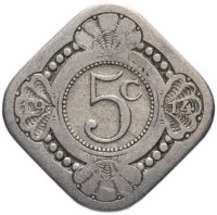 Купить Нидерланды 5 центов (cents) 1913-1940, случайная дата