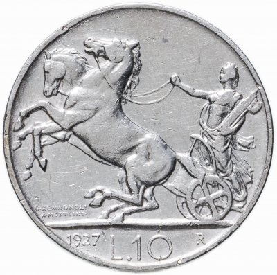 купить Италия 10 лир (lire) 1927