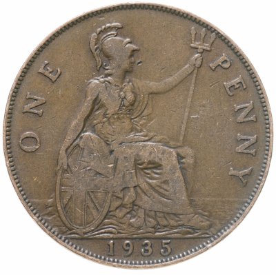 купить Великобритания 1 пенни (penny) 1935
