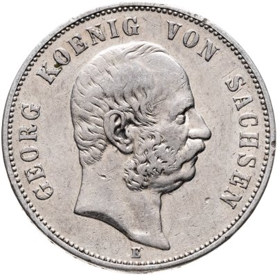 купить Германская империя, Саксония 5 марок (mark) 1904