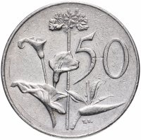 Купить ЮАР 50 центов (cents) 1966