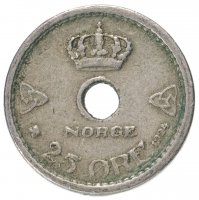 купить Норвегия 25 эре (ore) 1924-1950, случайная дата