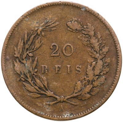 купить Португалия 20 рейс (reis) 1891