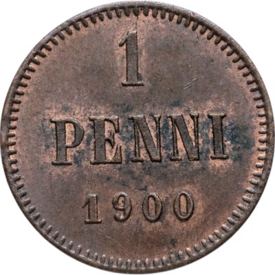 купить 1 пенни (penni) 1900 Российская Финляндия