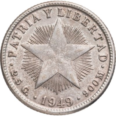 купить Куба 10 сентаво (centavos) 1949