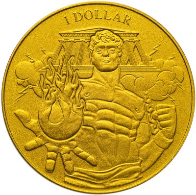 купить Соломоновы острова 1 доллар 2018 "Греческая мифология - Прометей" с сертификатом