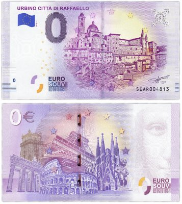 купить 0 евро (euro) «Урбино - Родина Рафаэля» 2018 (NEW)
