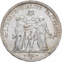 купить Франция 5 франков (francs) 1873 "A"