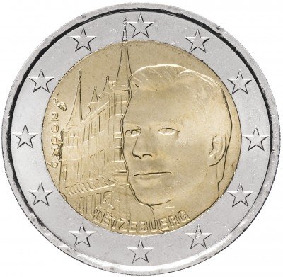 купить Люксембург 2 евро 2007 "Дворец великих герцогов"
