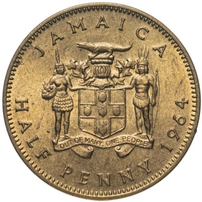 купить Ямайка 1/2 пенни (penny) 1964