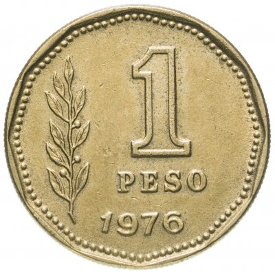 купить Аргентина 1 песо 1976
