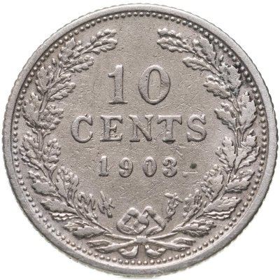 купить Нидерланды 10 центов 1903