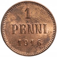 Купить 1 пенни (penni) 1916