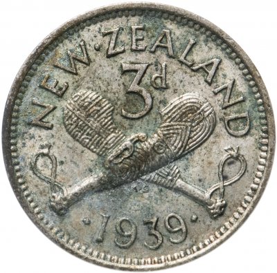 купить Новая Зеландия 3 пенса (pence) 1939