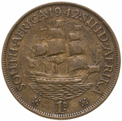 купить ЮАР 1 пенни (penny) 1942