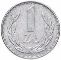 Купить Польша 1 злотый (zloty) 1957-1985