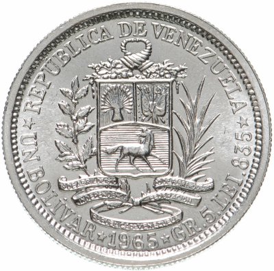 купить Венесуэла 1 боливар 1965