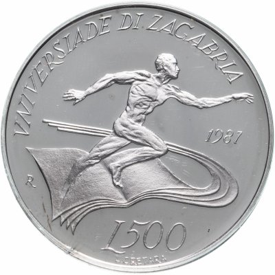 купить Сан-Марино 500 лир (lire) 1987 "Летняя Универсиада 1987, Загреб"
