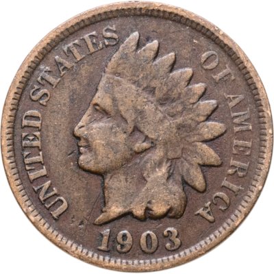 купить США 1 цент (cent) 1903 Indian Head Cent