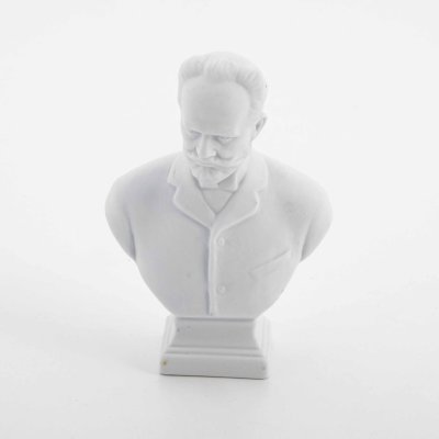 купить Бюст "Чайковский", бисквит, Ленинградский фарфоровый завод (ЛФЗ), СССР, 1960-1970 гг.