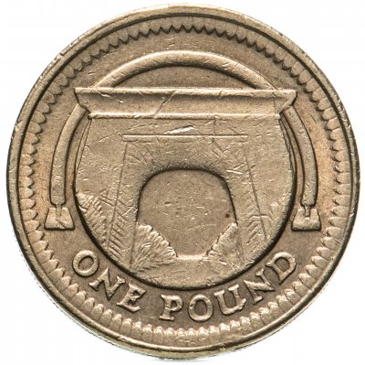 купить Великобритания 1 фунт (pound) 2006 Египетская арка Макнейла
