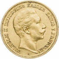 Купить Пруссия 20 марок 1890