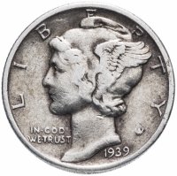купить США 10 центов 1939