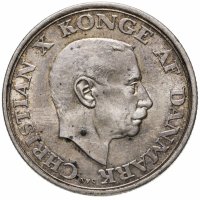 купить Дания, 2 кроны 1945 «75 лет со дня рождения Короля Кристиана X»